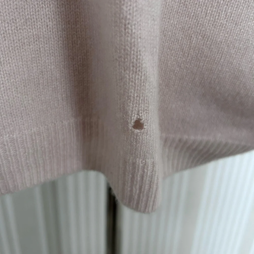 ATM 100% Cashmere Sweater Women’s Size Medium Blush Pink $485 Retail Oversized - Picture 8 of 8